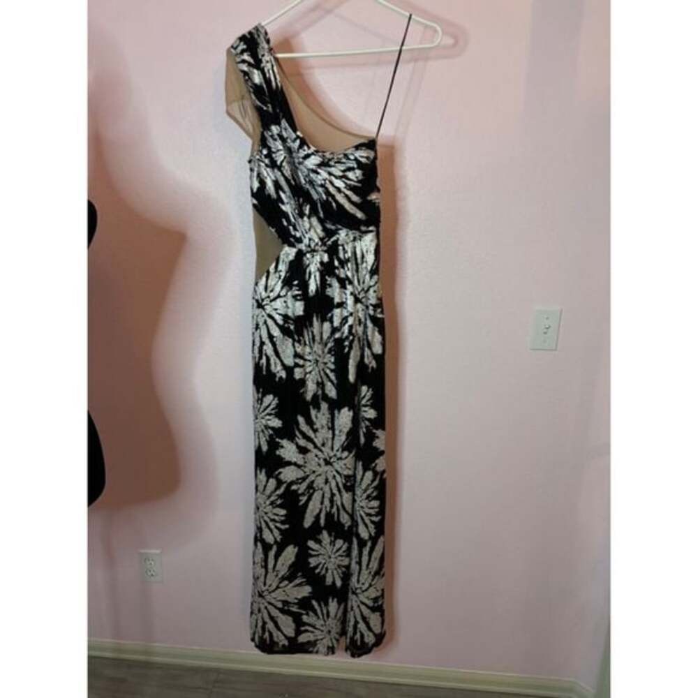 Dress the Population Dress, Black, Silver, Size S